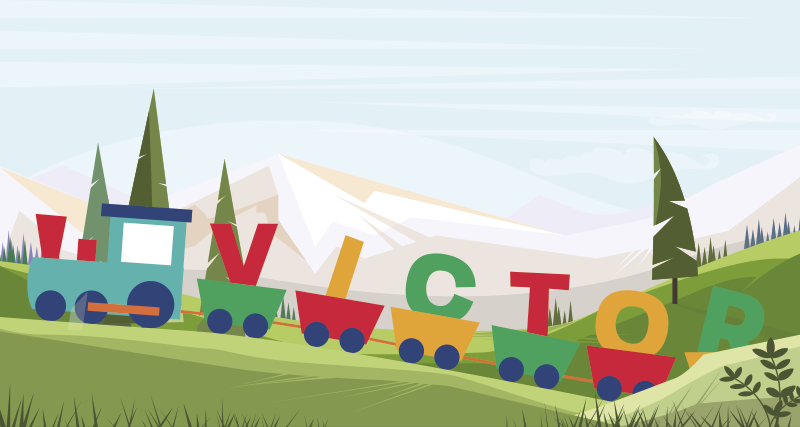 Spersonalizowany dywan winylowy dla niemowląt - TenStickers