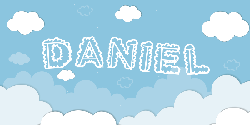 Dywan winylowy do sypialni personalizacja pochmurnego nieba - TenStickers