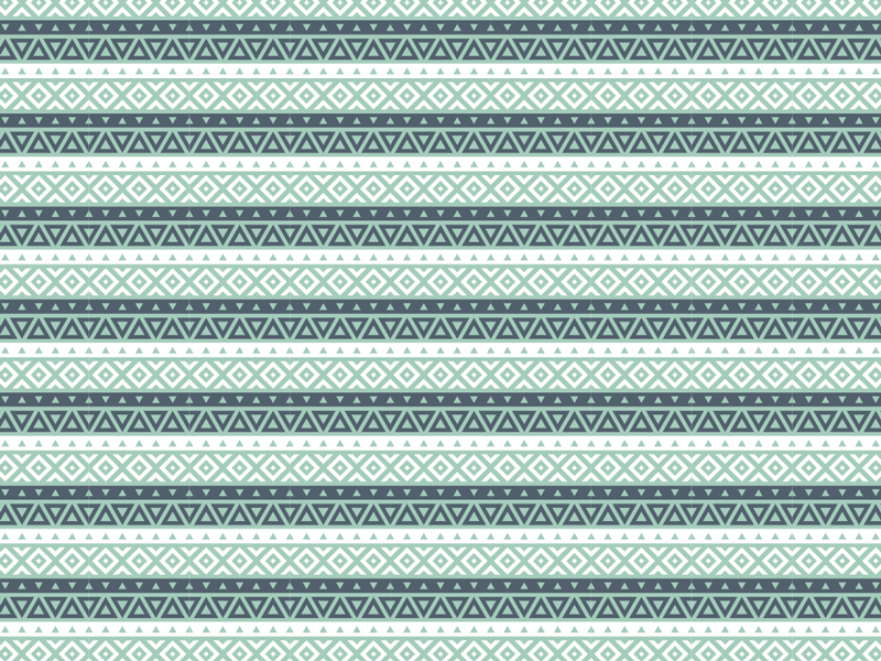 Niebieski dywan etniczny w paski - TenStickers