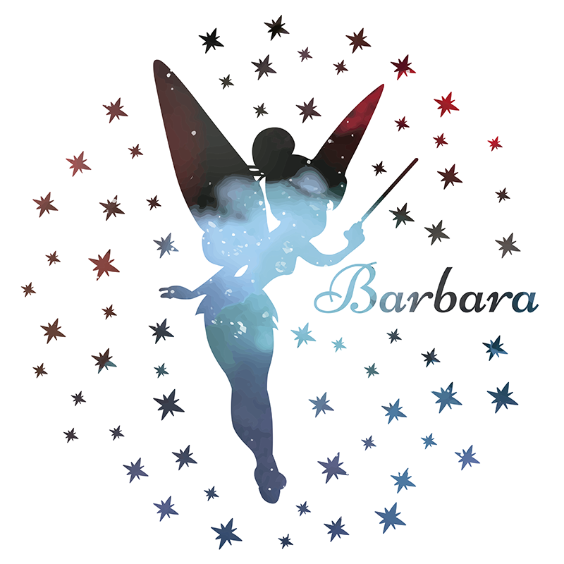 Dywan winylowy wróżka z imieniem - TenStickers