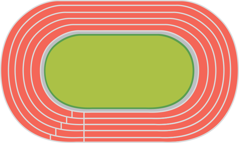 Dywan winylowy bieżnia lekkoatletyczna - TenStickers
