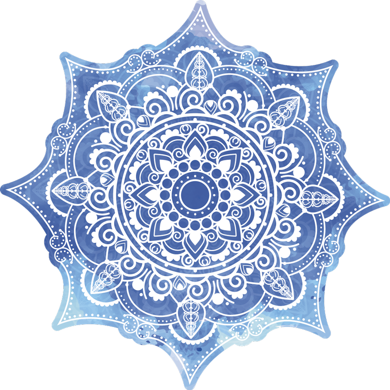 Dywan winylowy akwarelowa mandala - TenStickers