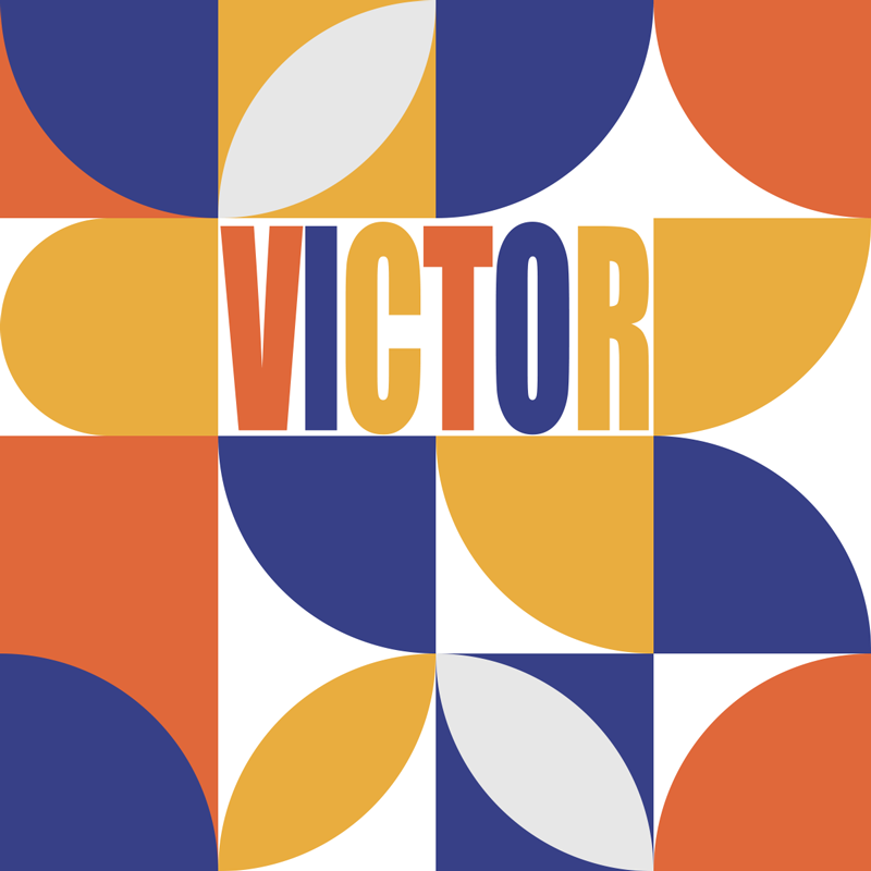 Dywan winylowy geometryczny spersonalizowany - TenStickers