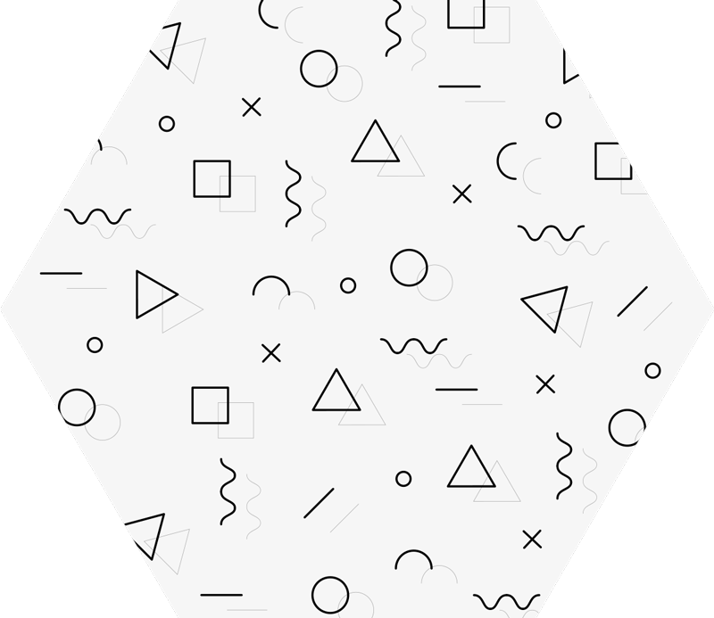 Minimalistyczny dywan winylowy w stylu memphis - TenStickers