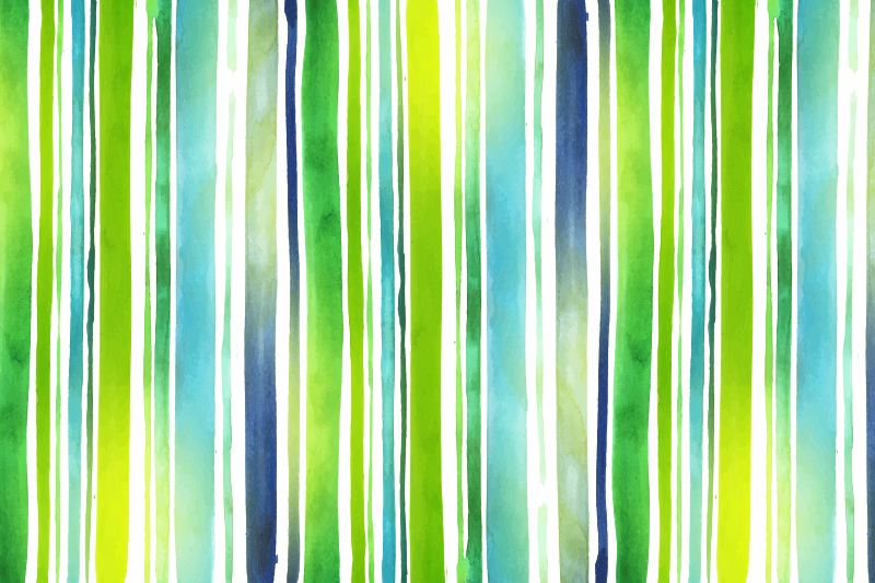 Dywan winylowy w paski akwarelowe - TenStickers