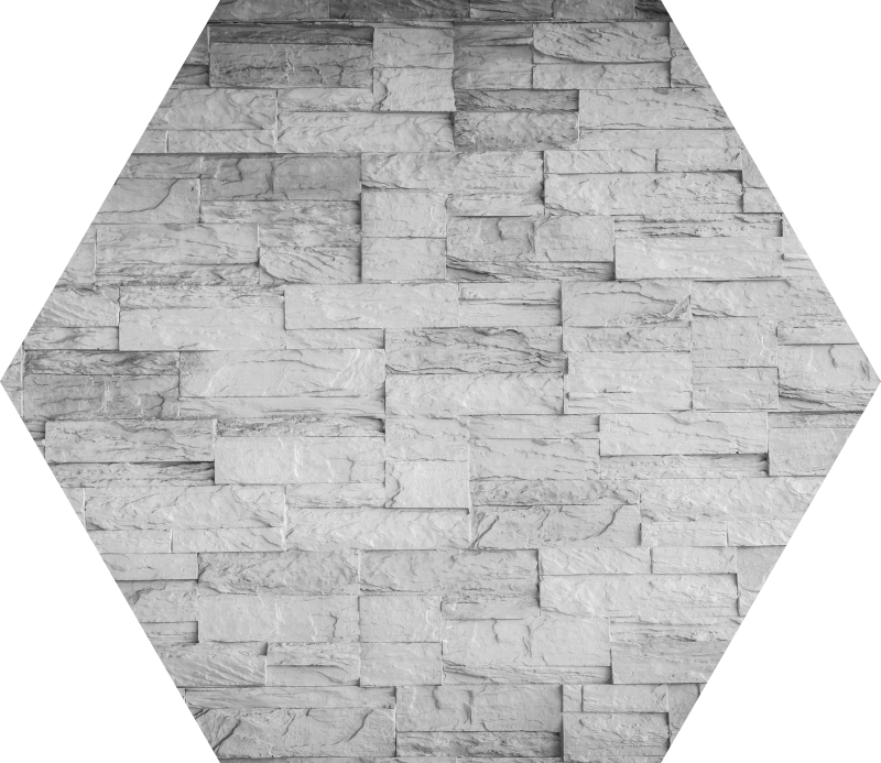 Dywan winylowy o sześciokątnym kształcie - TenStickers