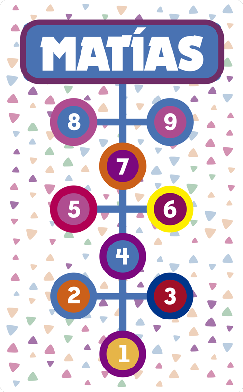 Dywan gra w klasy zabawny - TenStickers