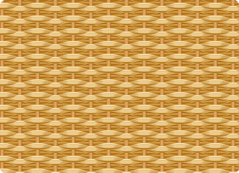 Dywan winylowy plecione drewno - TenStickers