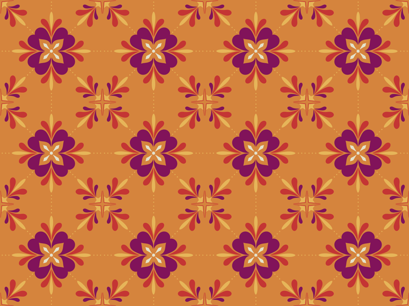 Dywan pomarańczowa mata kuchenna - TenStickers