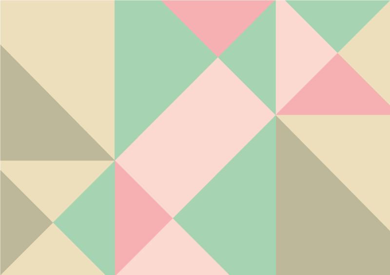 Cudowny geometryczny dywan winylowy - TenStickers