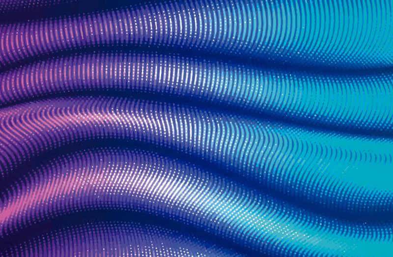 Dywanik winylowy wzór fioletowe paski - TenStickers