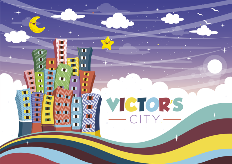 Wspaniały słodki dywan winylowy z imieniem - TenStickers