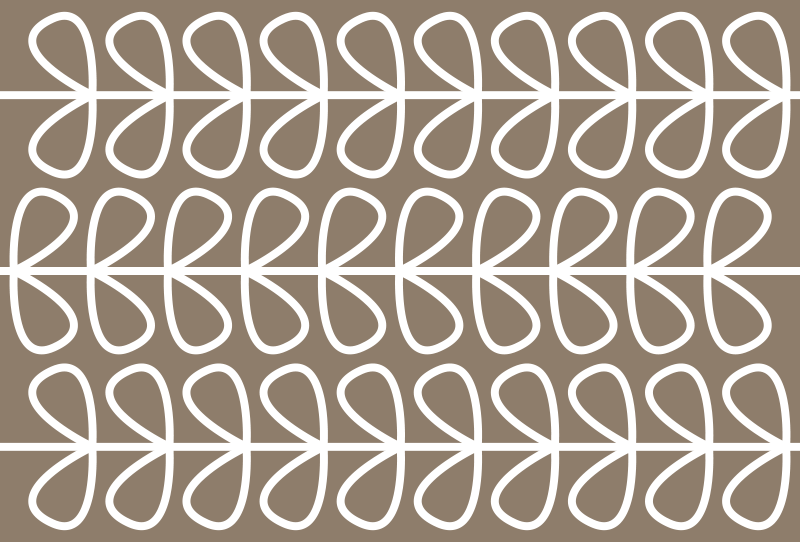 Etniczne dywany winylowe beżowe liście - TenStickers