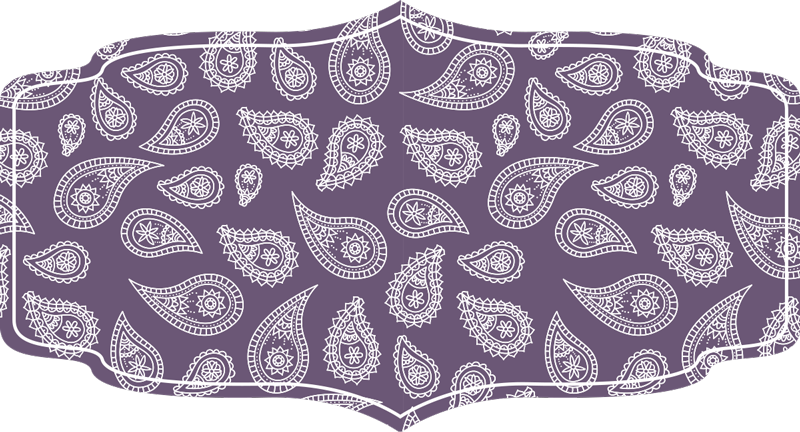 Dywan winylowy paisley retro - TenStickers