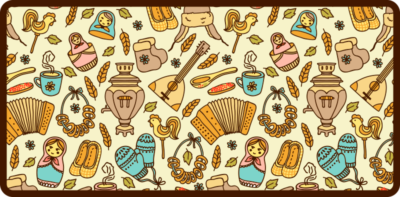 Dziecięcy dywan winylowy zabawny motyw przedszkola - TenStickers