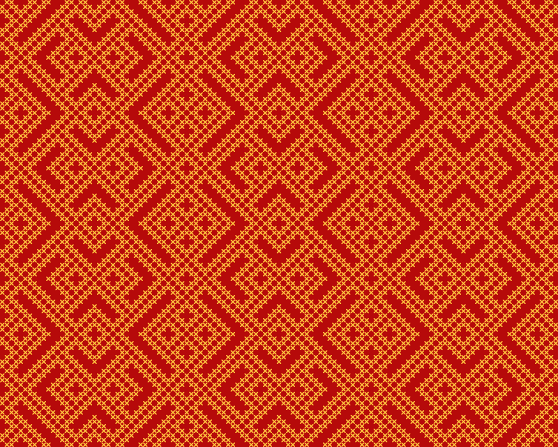Dywan winylowy imitacja płytek kompozycja geometryczna - TenStickers