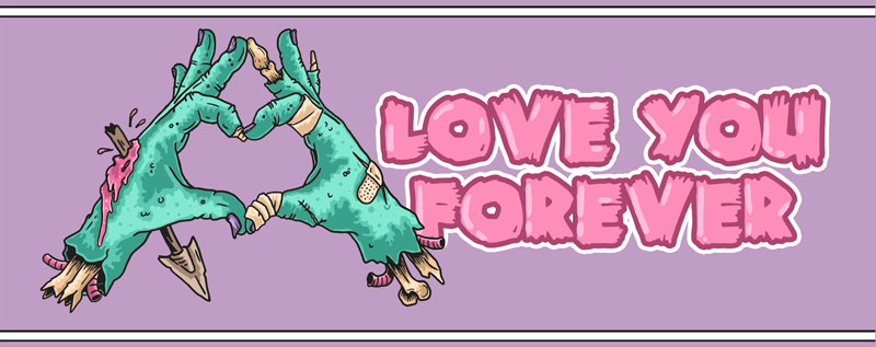 Dywan winylowy z krwawymi rękami - TenStickers