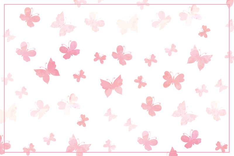Dywan różowe motyle - TenStickers