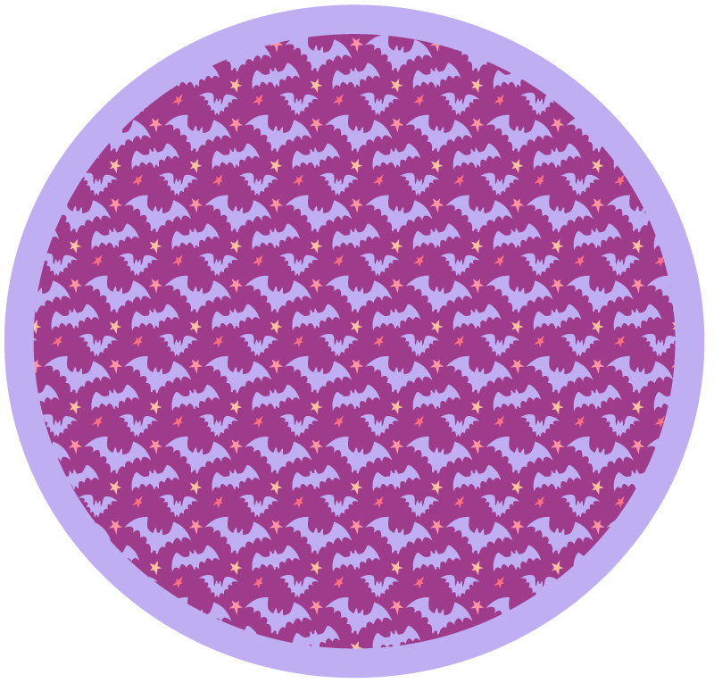 Dywan winylowy na halloween motyw nietoperza halloweenowego - TenStickers