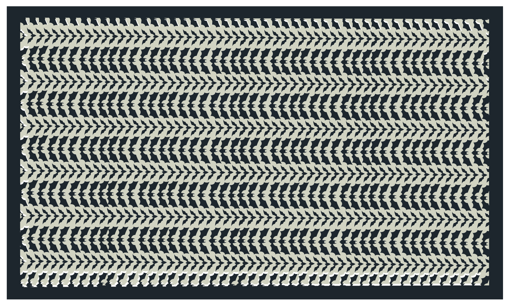 Dywan winylowy w paski złożoność jodełki - TenStickers