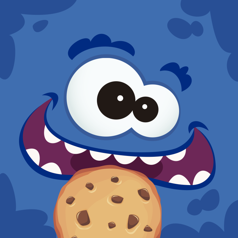Dywan winylowy dla dzieci cookie monster - TenStickers