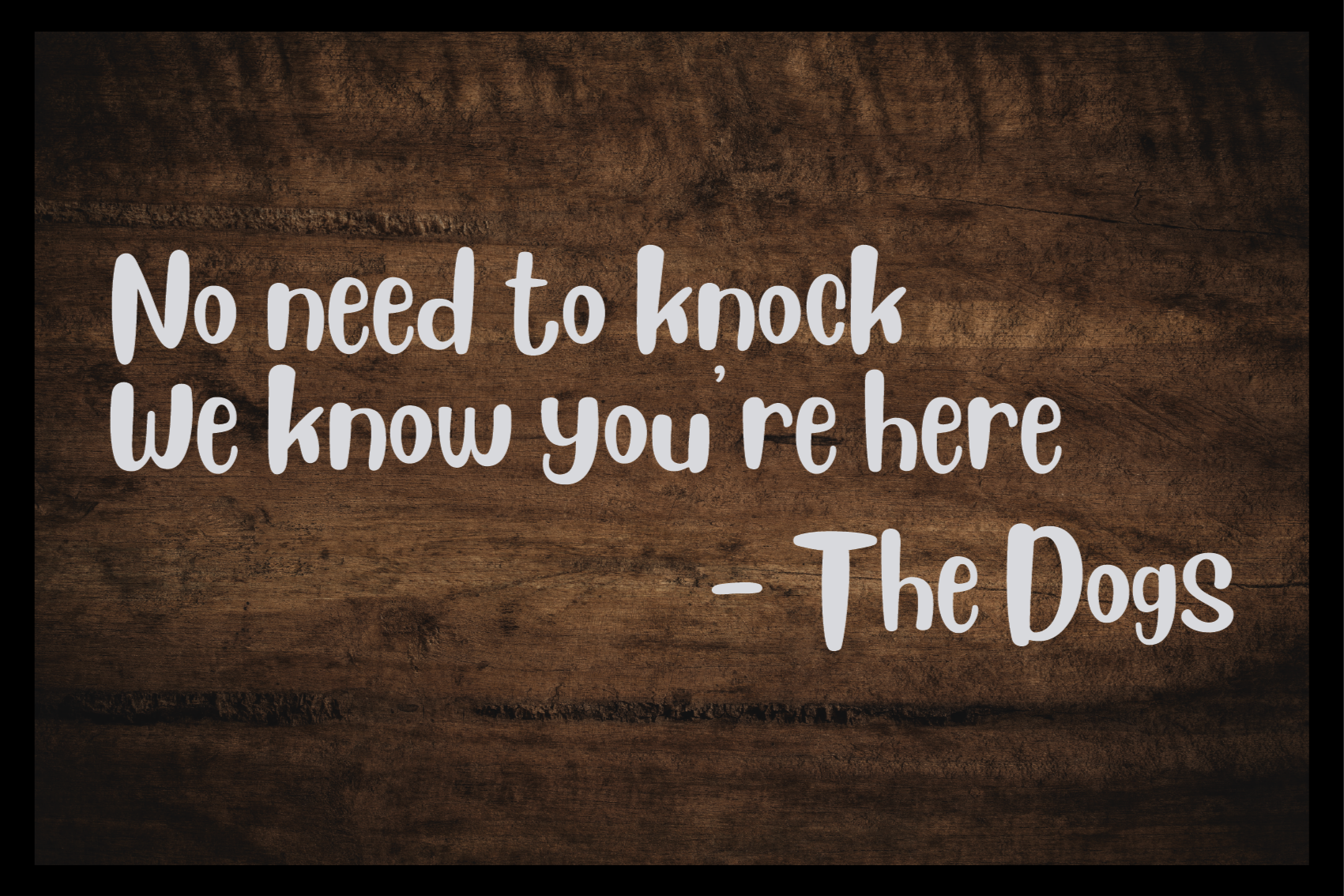 Dywan winylowy napisy powitalny wpis z cytatem - TenStickers