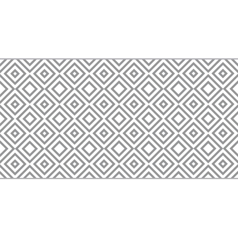 Dywan winylowy w szare kwadraty - TenStickers