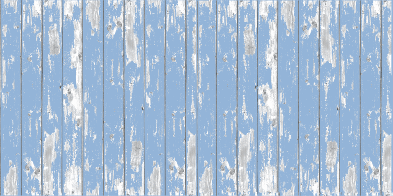 Niebieski tekstury drewna podłogi drewniane - TenStickers