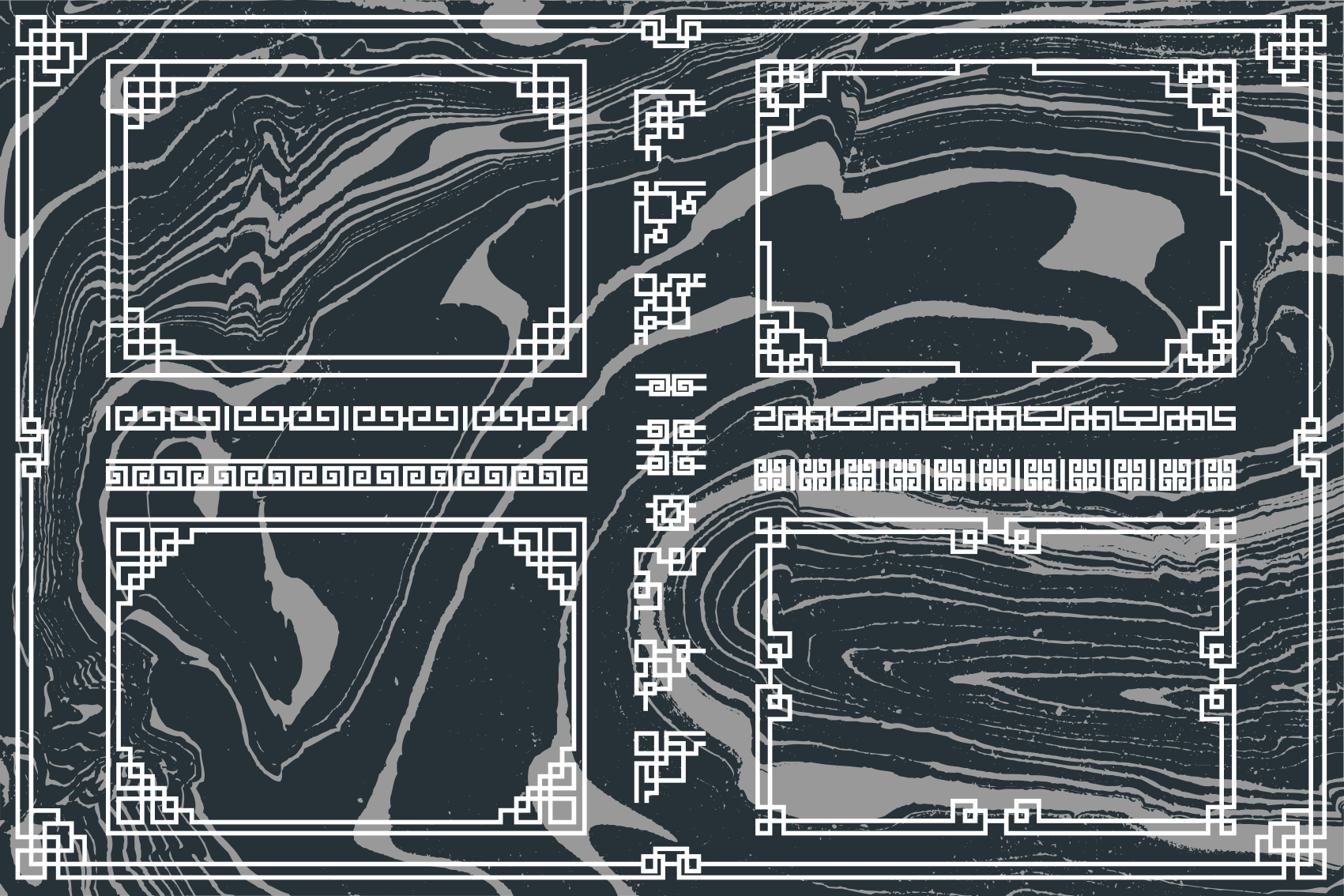 Dywan winylowy marmurowy marmurkowa tkanina - TenStickers