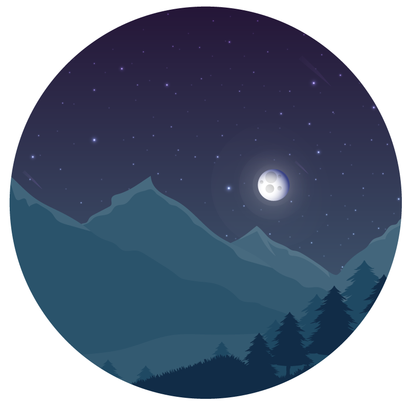 Dywan winylowy Nocne niebo - TenStickers