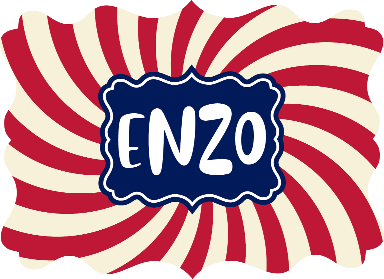 Dywan winylowy z imieniem spersonalizowane paski - TenStickers