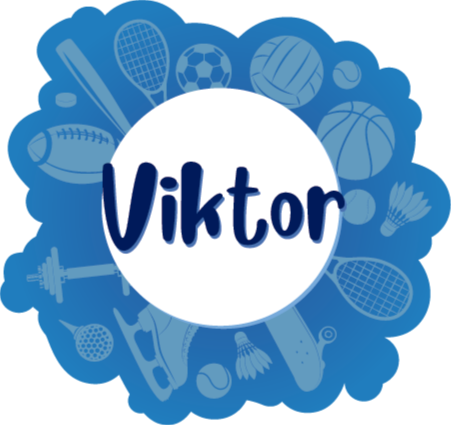 Mata Gracz sportowy o imieniu - TenStickers