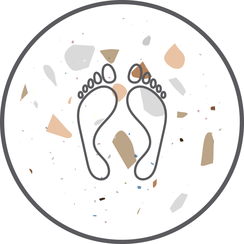 Podłogi łazienkowe z lastryko - TenStickers