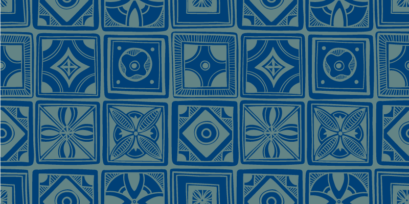 Dywan winylowy imitacja płytek dekoracyjne geometryczne - TenStickers