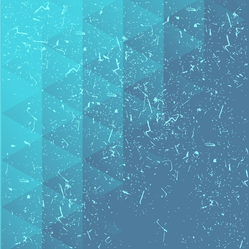 Niebieski dywan z trójkątnych płytek - TenStickers