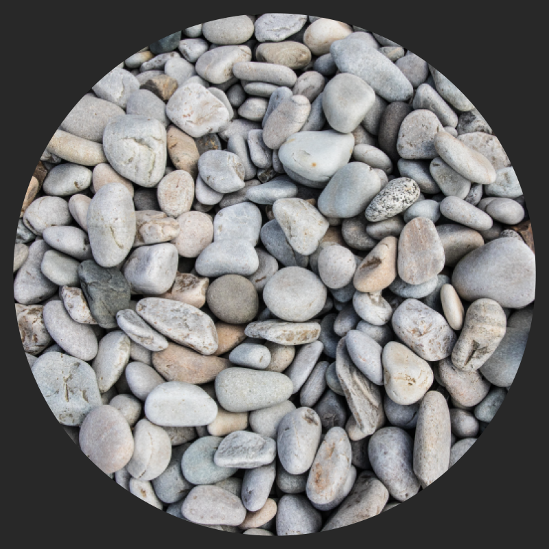 Podłoga w łazience z drobnymi kamieniami - TenStickers