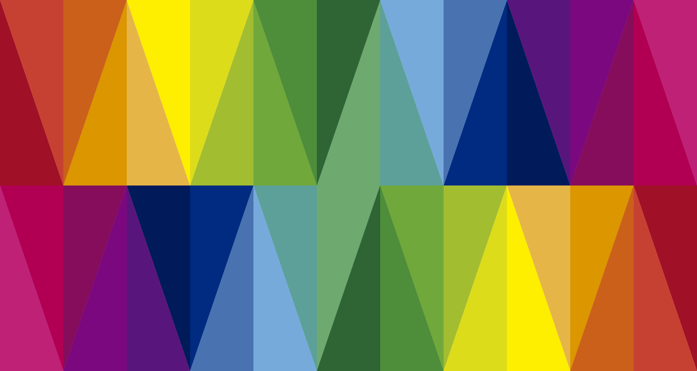 Dywan winylowy wzór geometryczny kolorowy trójkątny układ - TenStickers