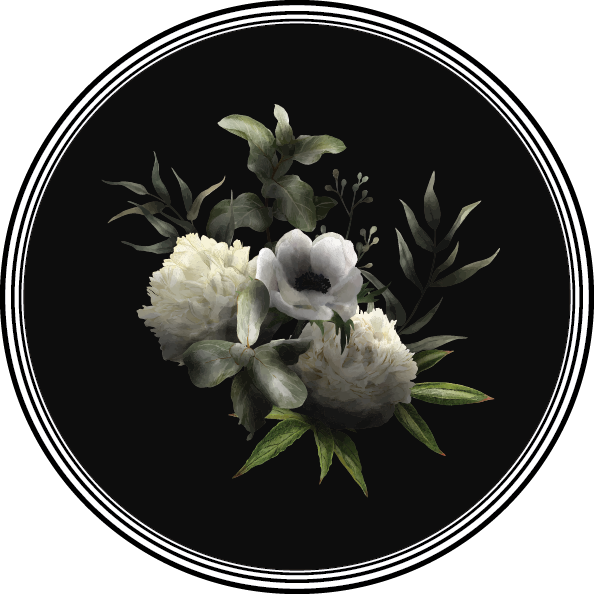 Dywan winylowy w kwiaty i rośliny elegancja w kwiaty - TenStickers