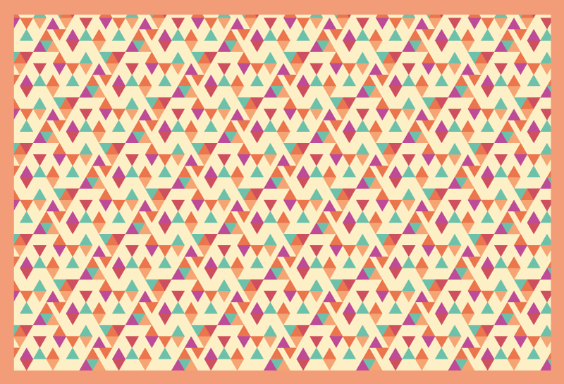 Dywan winylowy z mozaiką chodnik z motywem mozaiki - TenStickers