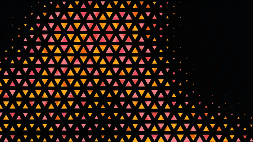 Dywan winylowy wzór geometryczny gradient trójkątny - TenStickers