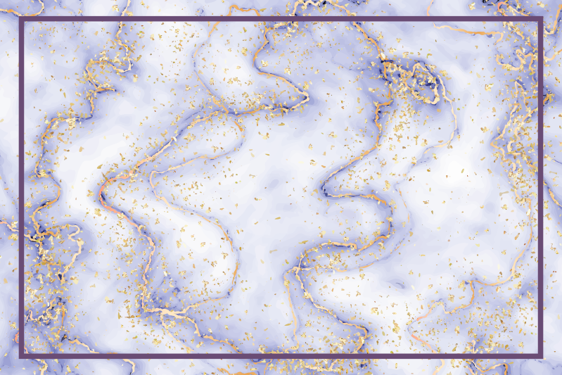 Dywan winylowy marmurowy marmurkowe złote plamy - TenStickers