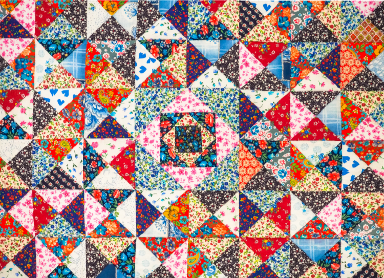 Etniczny dywan winyowy turecki patchwork - TenStickers