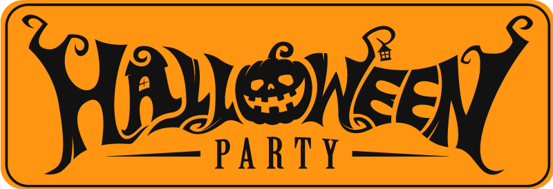 Dywan winylowy na halloween świąteczny baner halloween - TenStickers