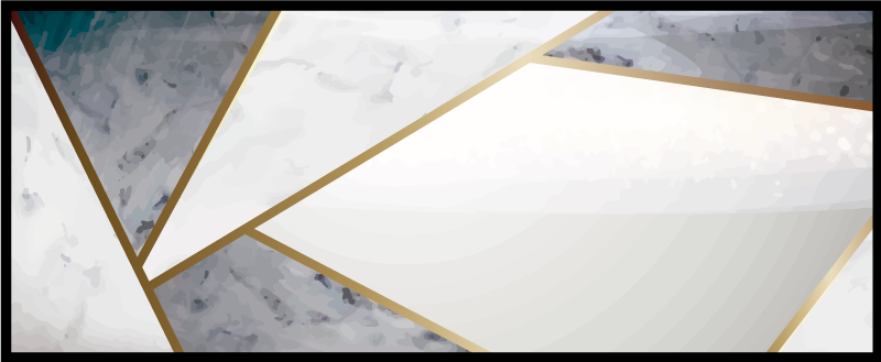 Dywan winylowy tekstura geometryczne marmurowe akcenty - TenStickers