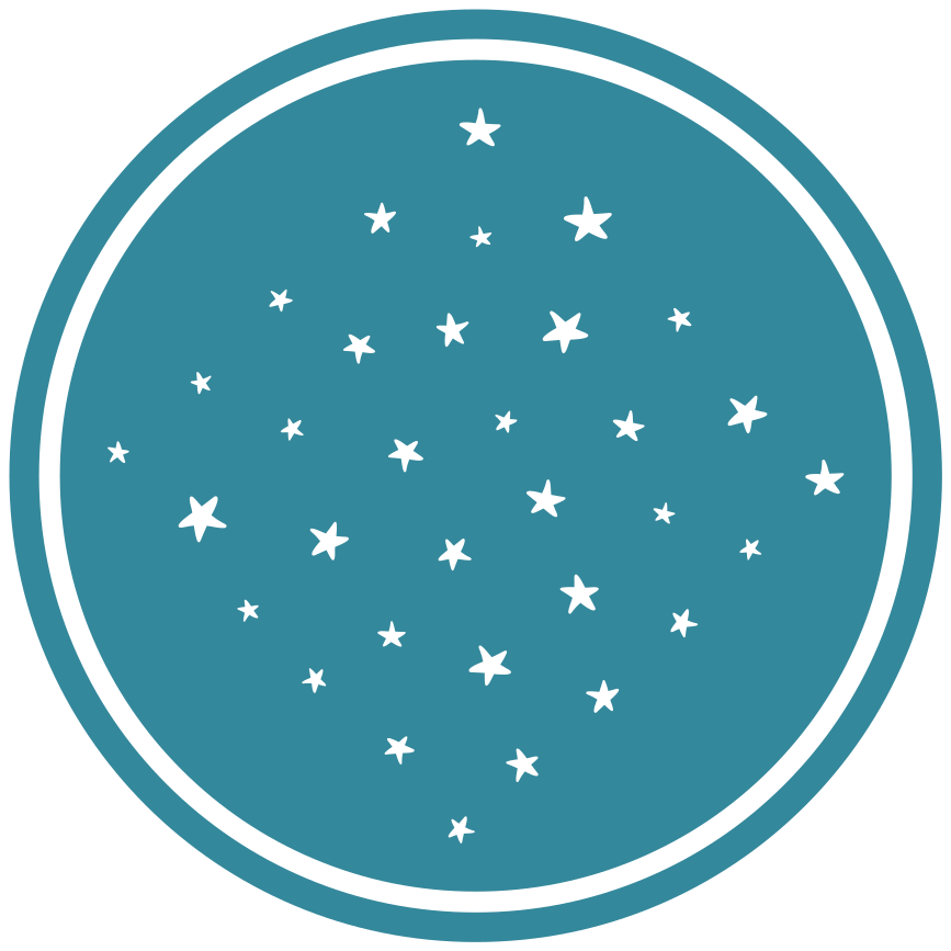 Dywan winylowy w gwiazdki motyw gwiazd - TenStickers