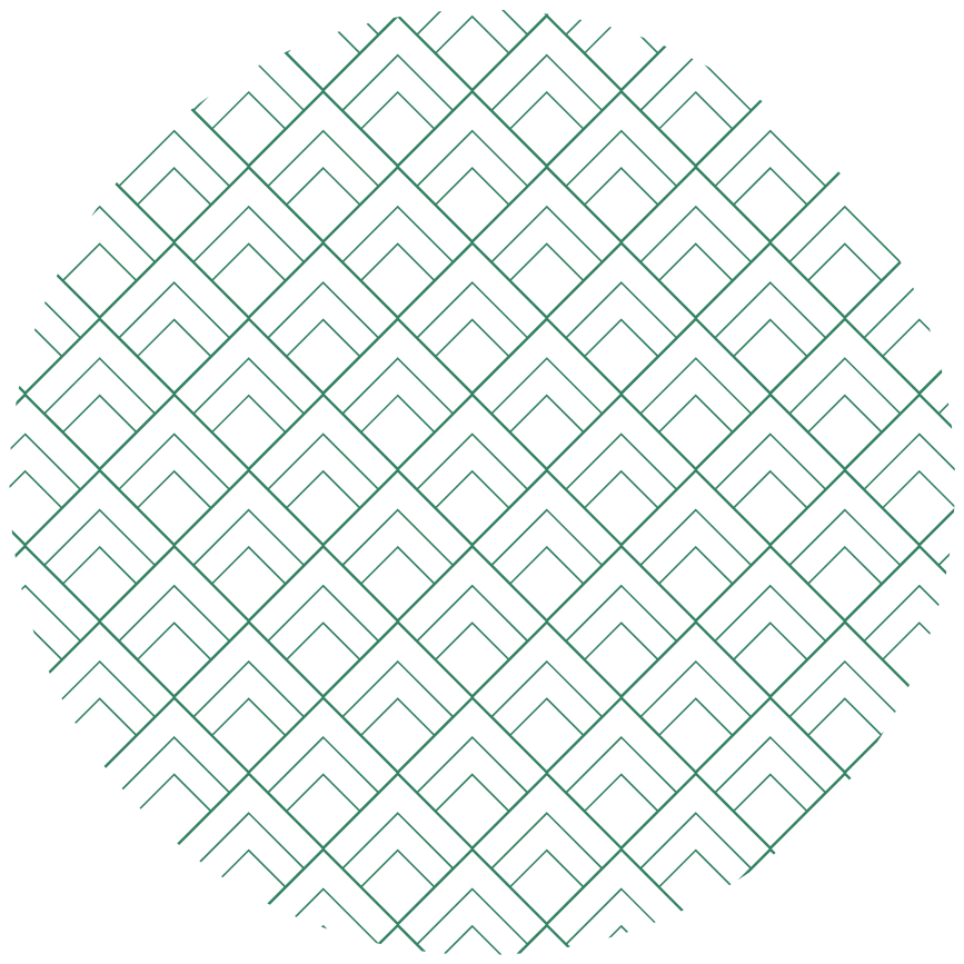 Dywan winylowy wzór geometryczny nałożone linie - TenStickers