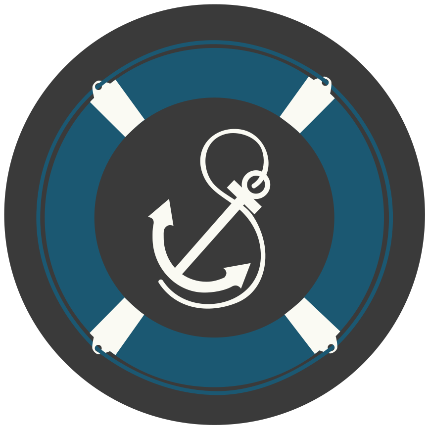 Dywan winylowy z kotwicą - TenStickers