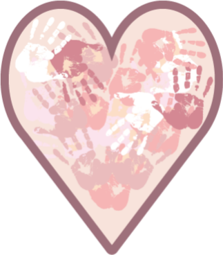 Dywan winylowy z imieniem spersonalizowane serce - TenStickers