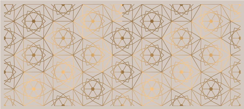 Brązowe mozaikowe płytki podłogowe - TenStickers