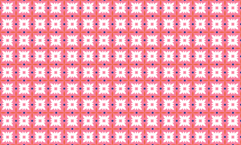 Dywan winylowy Różowe płytki podłogowe - TenStickers